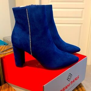 Dream Pairs Cobalt Blue Ankle Boots